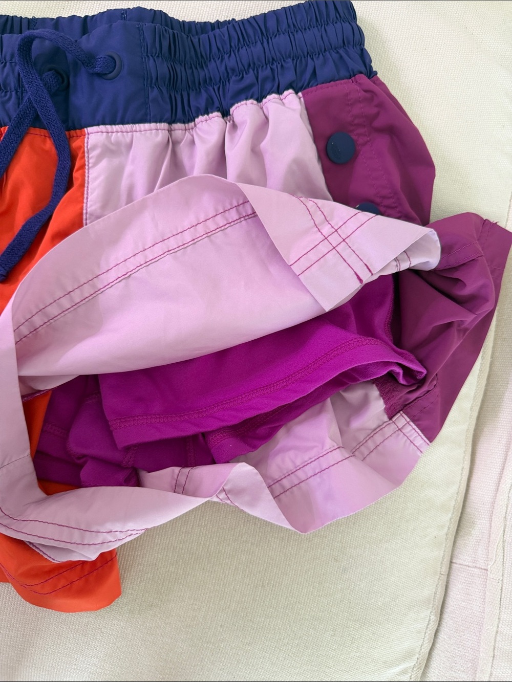 FP Movement Invigorate Colorblock Shorts — orange, magenta, Purple, lavender - Picture 6 of 6